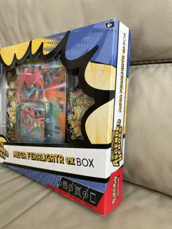 Pokemon TCG - Mega Evolution Ascended Heroes Feraligatr Mega EX Box New & Sealed - Image 3