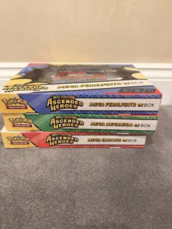 Pokemon TCG Ascended Heroes Mega Feraligatr Meganium & Emboar EX Box New Sealed - Image 3