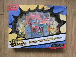 Pokemon TCG Ascended Heroes Mega Feraligatr Ex Box - Brand New & Sealed - Image 1