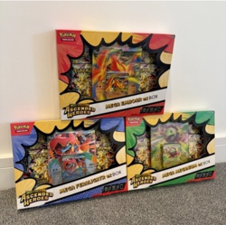 Pokemon TCG Ascended Heroes Mega Feraligatr Meganium & Emboar EX Box New Sealed - Image 1
