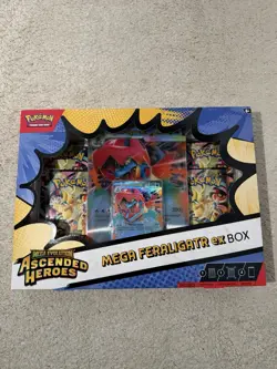 Pokemon TCG Ascended Heroes Mega Feraligatr Ex Box - Brand New & Sealed - Image 1