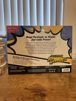 Pokemon TCG - Ascended Heroes - Mega Feraligatr Ex Box - In Hand - Sealed New - Image 4