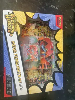 Ascended Heroes Feraligatr Mega EX Box Pokemon TCG - Mega Evolution New & Sealed - Image 1