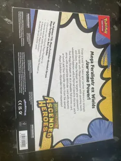 Ascended Heroes Feraligatr Mega EX Box Pokemon TCG - Mega Evolution New & Sealed - Image 2