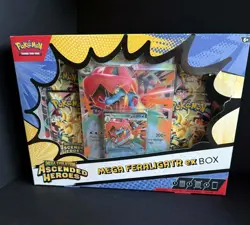 Pokemon TCG: Mega Evolution Ascended Heroes - Mega Feraligatr ex Box NEW SEALED - Image 1