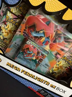 Pokemon TCG: Mega Evolution Ascended Heroes - Mega Feraligatr ex Box NEW SEALED - Image 3
