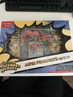 Pokemon TCG Ascended Heroes Mega Feraligatr Ex Box Sealed Brand New x5 Boxes - Image 3