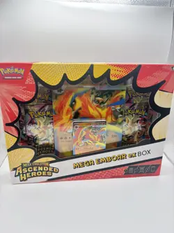 Pokemon TCG Ascended Heroes Mega Feraligatr Meganium & Emboar EX Box New Sealed - Image 4