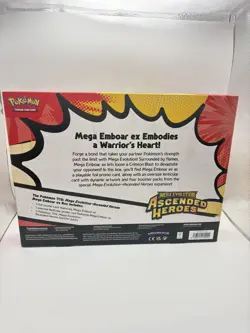 Pokemon TCG Ascended Heroes Mega Feraligatr Meganium & Emboar EX Box New Sealed - Image 5