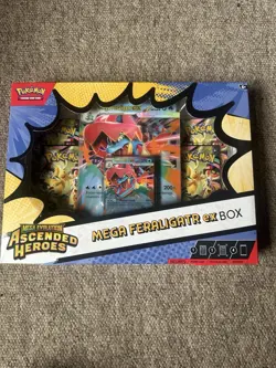 Pokemon TCG Ascended Heroes Mega Feraligatr Ex Box - Brand New & Sealed - Image 1