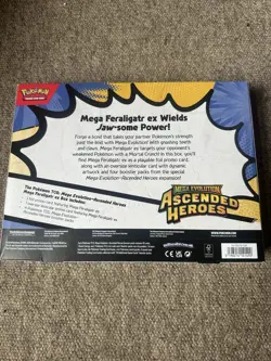Pokemon TCG Ascended Heroes Mega Feraligatr Ex Box - Brand New & Sealed - Image 2