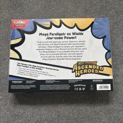 Mega Feraligatr Ex Box Mega Evolution Ascended Heroes Pokemon TCG New Sealed - Image 2