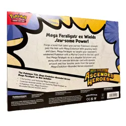 Pokemon TCG Mega Evolution Ascended Heroes Mega Feraligatr Ex Box New & Sealed - Image 2