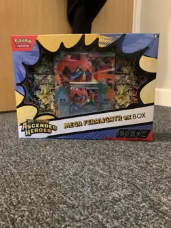 Pokemon TCG Mega Evolution Ascended Heroes Mega Feraligatr ex Box New & Sealed - Image 1