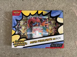 Pokemon TCG - Mega Evolution Ascended Heroes Feraligatr Mega EX Box New & Sealed - Image 1