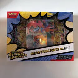 Pokemon TCG - Mega Evolution Ascended Heroes Feraligatr Mega EX Box New & Sealed - Image 1
