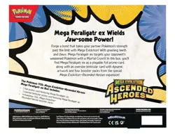 Pokemon TCG Mega Feraligatr ex Box Ascended Heroes Sealed New - Image 2