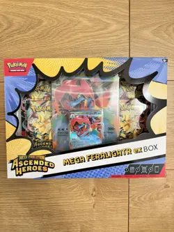 Pokemon TCG - Ascended Heroes - Mega Feraligatr EX Box - New & Sealed ✅ 📦💨 - Image 1