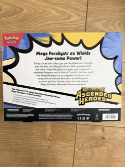 Pokemon TCG - Ascended Heroes - Mega Feraligatr EX Box - New & Sealed ✅ 📦💨 - Image 2