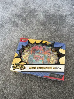 Pokemon TCG Mega Evolution Ascended Heroes Mega Feraligatr ex Box New & Sealed - Image 1