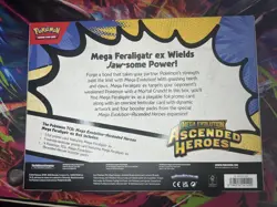 Pokemon TCG - Mega Evolution Ascended Heroes Feraligatr Mega EX Box New & Sealed - Image 2