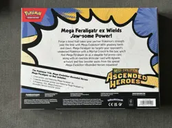 Pokemon TCG Ascended Heroes Mega Feraligatr Ex Box - Brand New & Sealed - Image 2
