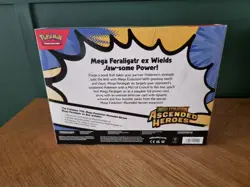 Pokemon TCG: Mega Evolution—Ascended Heroes Mega Feraligatr ex Box New Sealed. - Image 3