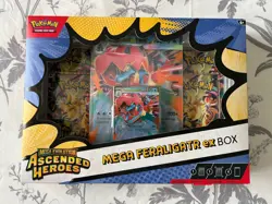 Pokemon TCG: Mega Evolution Ascended Heroes Mega Feraligatr EX Box New & Sealed - Image 1
