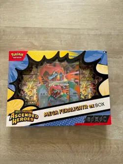Pokemon TCG Ascended Heroes Mega Feraligatr EX Box | SEALED Brand New - Image 1
