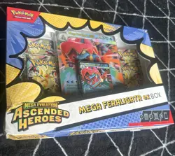 Pokemon TCG Ascended Heroes Mega Feraligatr EX Box New And Sealed - Image 2