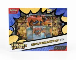 Pokemon TCG Mega Evolution Ascended Heroes Mega Feraligatr Ex Box - New & Sealed - Image 1