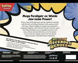 Pokemon TCG Mega Evolution Ascended Heroes Mega Feraligatr Ex Box - New & Sealed - Image 3