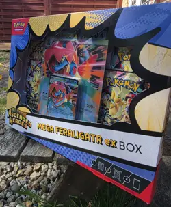 Pokemon TCG Ascended Heroes Mega Feraligatr Ex Box - Brand New Factory Sealed - Image 1