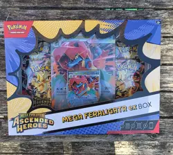 Pokemon TCG Ascended Heroes Mega Feraligatr Ex Box - Brand New Factory Sealed - Image 3