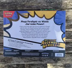 Pokemon TCG Ascended Heroes Mega Feraligatr Ex Box - Brand New Factory Sealed - Image 4