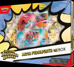Pokemon TCG: Ascended Heroes Mega Feraligatr ex Box - Sealed / New - Image 1