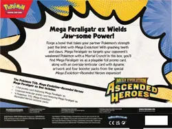 Pokemon TCG: Ascended Heroes Mega Feraligatr ex Box - Sealed / New - Image 2