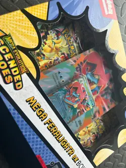 Pokemon TCG: Ascended Heroes - Mega Feraligatr ex Box (NEW SEALED) - Image 3