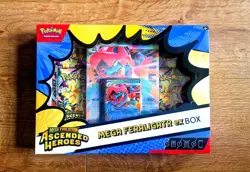 Pokemon TCG Ascended Heroes Mega Feraligatr EX Box | SEALED Brand New - Image 1