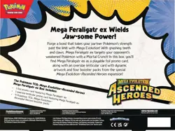 Pokemon TCG Mega Evolution Ascended Heroes Mega Feraligatr ex Box New Sealed - Image 2