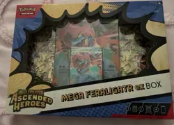 Pokemon TCG Ascended Heroes Mega Feraligatr Ex Box New Sealed - Image 1