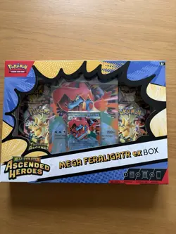 Pokemon TCG Ascended Heroes Mega Feraligatr Ex Box - New & Sealed - Image 2