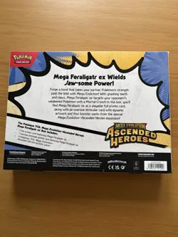 Pokemon TCG Ascended Heroes Mega Feraligatr Ex Box - New & Sealed - Image 3