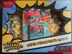 Pokemon TCG Mega Feraligatr ex Box - Ascended Heroes 2026 - Brand New Sealed DMG - Image 1