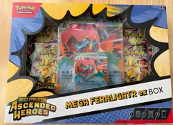 Pokemon TCG Ascended Heroes Mega Feraligatr Ex Box - Brand New & Sealed - Image 1