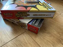 Pokemon TCG: Ascended Heroes Mega Feraligatr & Emboar Ex Box | New & Sealed✅ - Image 3