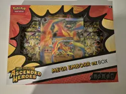 Pokemon TCG Ascended Heroes Mega Emboar & Mega Feraligatr Ex Box (New Sealed) - Image 2