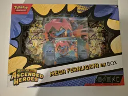 Pokemon TCG Ascended Heroes Mega Emboar & Mega Feraligatr Ex Box (New Sealed) - Image 4