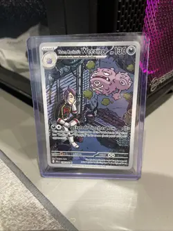 Team Rocket's Weezing 199/182 Pokemon TCG Destined Rivals Illustration Rare - Image 1