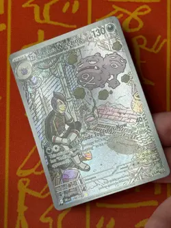 POKEMON TCG TEAM ROCKET'S WEEZING 199/182 ILLUSTRATION RARE NM DESTINED RIVALS - Image 3